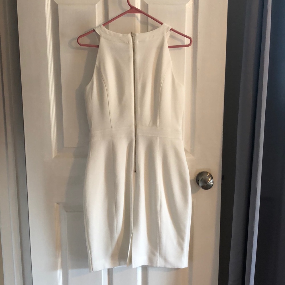 White House Black Market - White Cocktail Dress - Picture 3 of 6